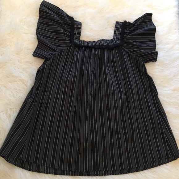 Isabel Maternity | Fringed Square Neck Woven Top - Picture 4 of 7